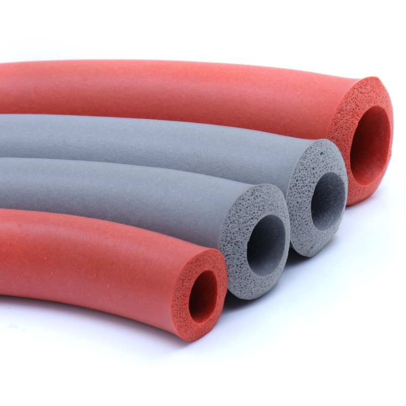 Silicone sponge tube